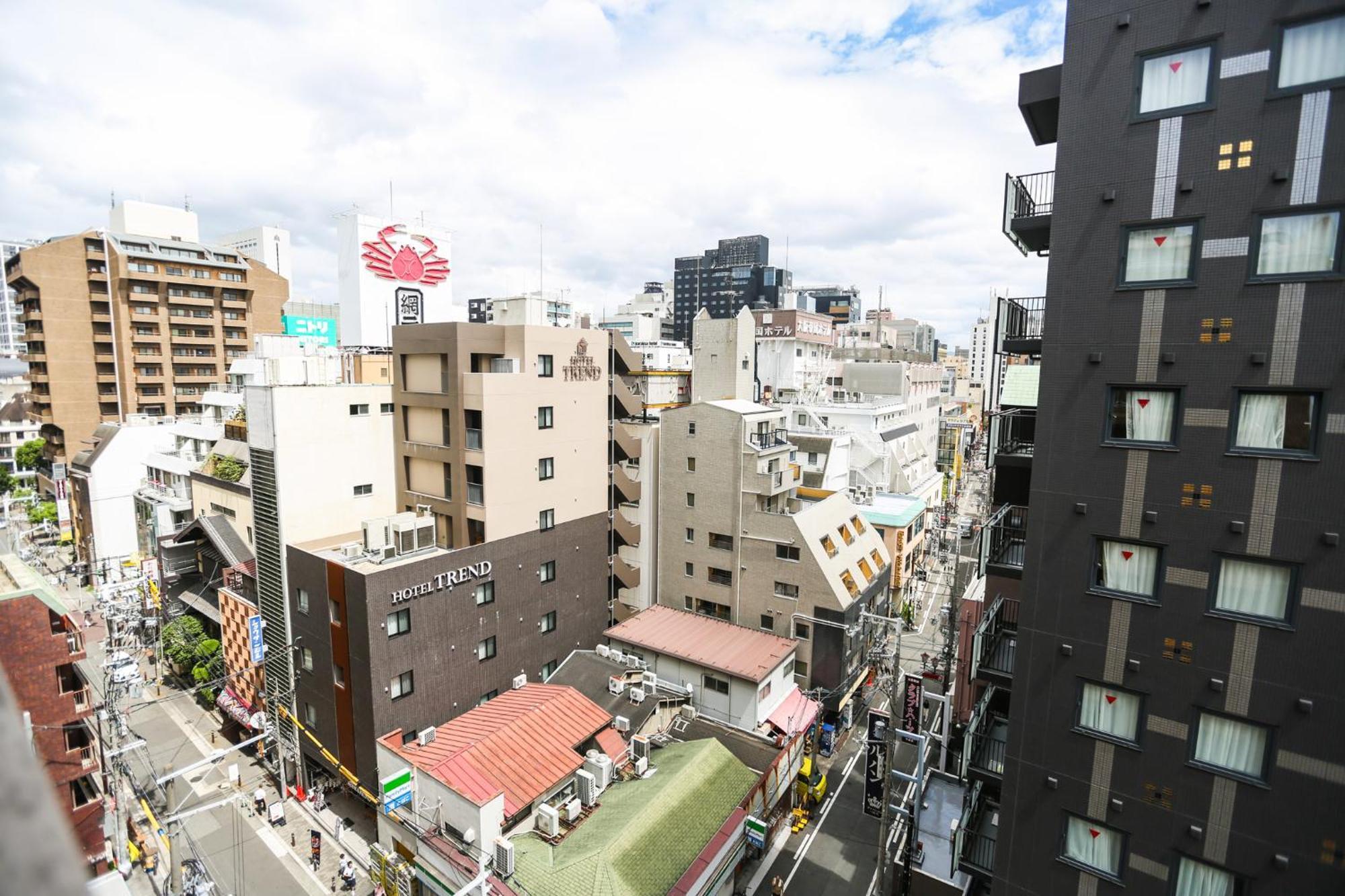 Apartment Hotel 11 Shinsaibashi Amemura Osaka Exterior foto