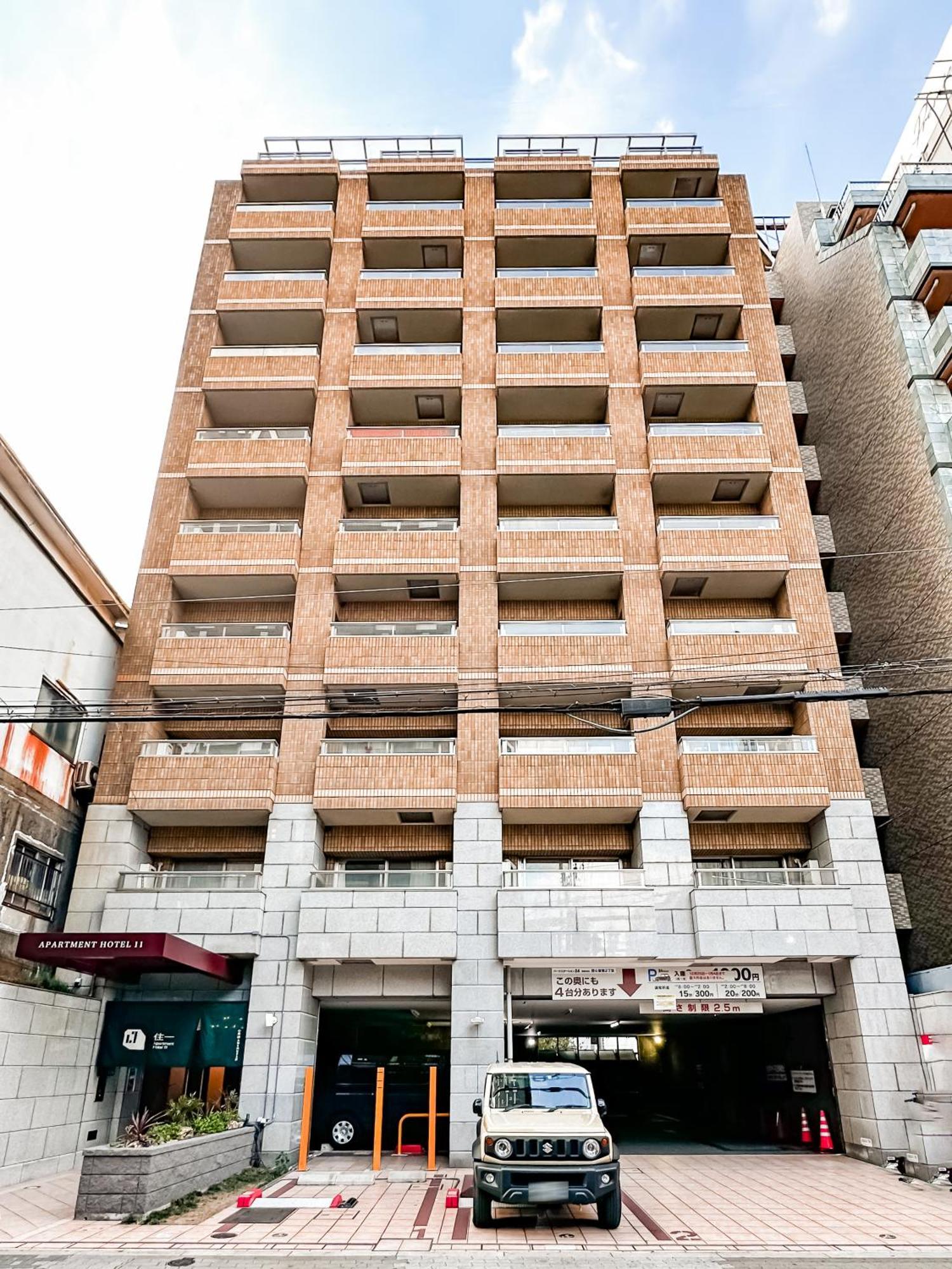 Apartment Hotel 11 Shinsaibashi Amemura Osaka Exterior foto